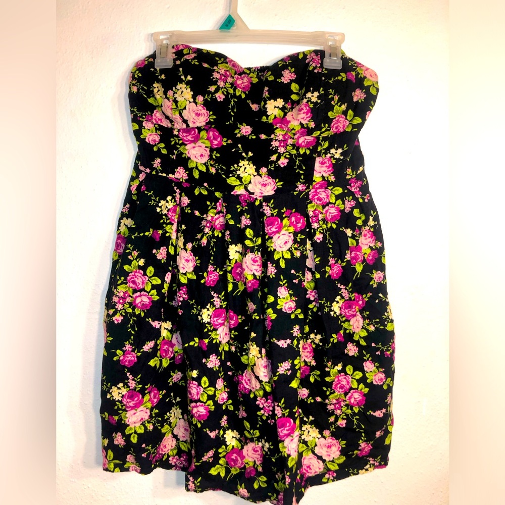 Flower halter mini dress!!!